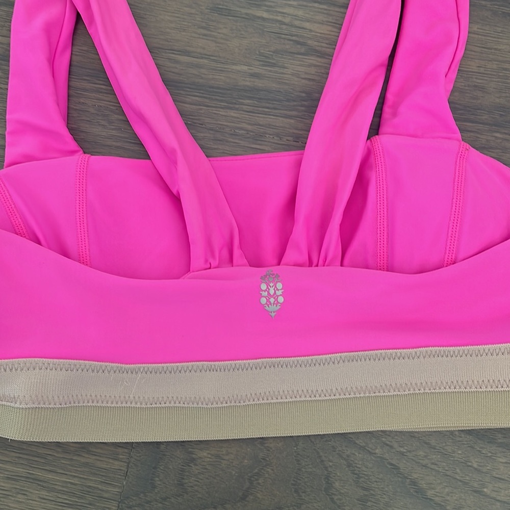 SOLD Free People Movement Neon Pink Wet sports bra - Picture 7 of 9